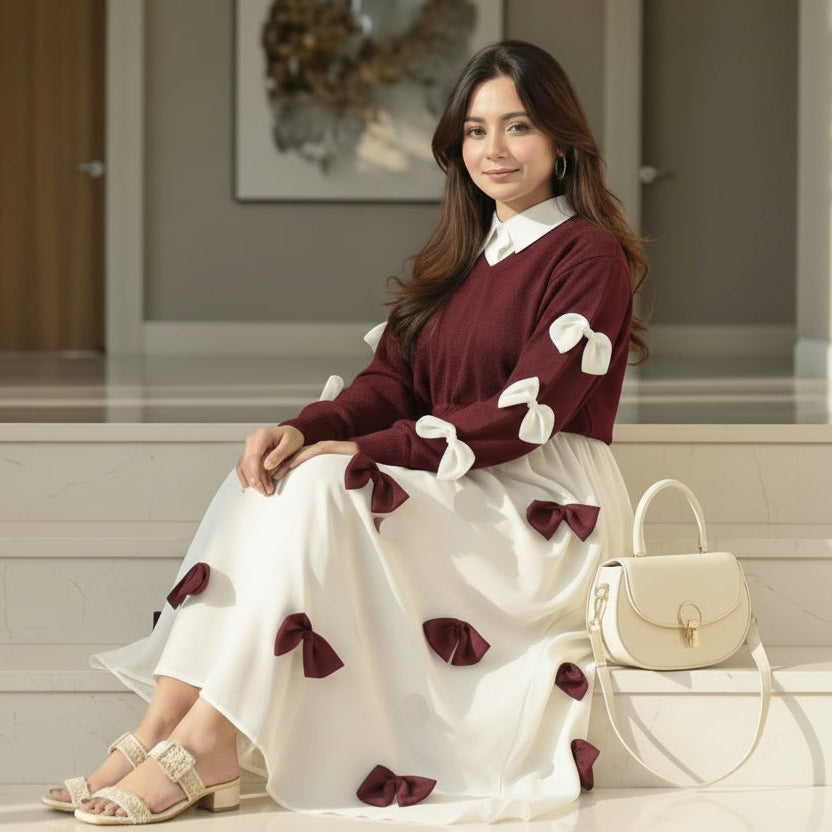 Bow Maxi 2-Piece Set