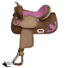 13" Double T  Barrel style saddle.