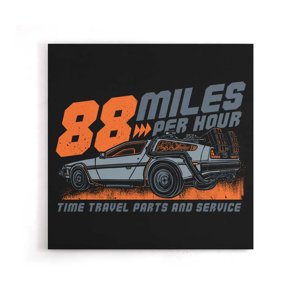 88 MPH - Canvas Print