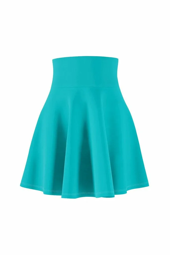 Aqua Women's Skater Skirt