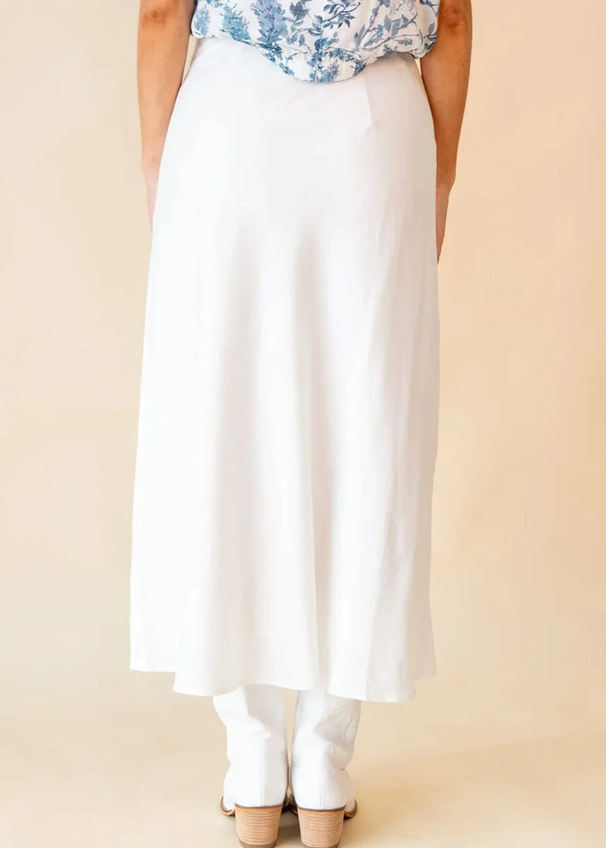 Ayo Midi Skirt - White