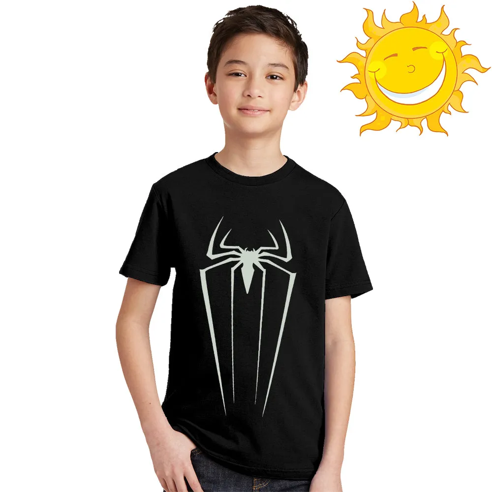 Boys And Girls Spider Glow In The Dark T-Shirts - ONLY 3 LEFT!!!