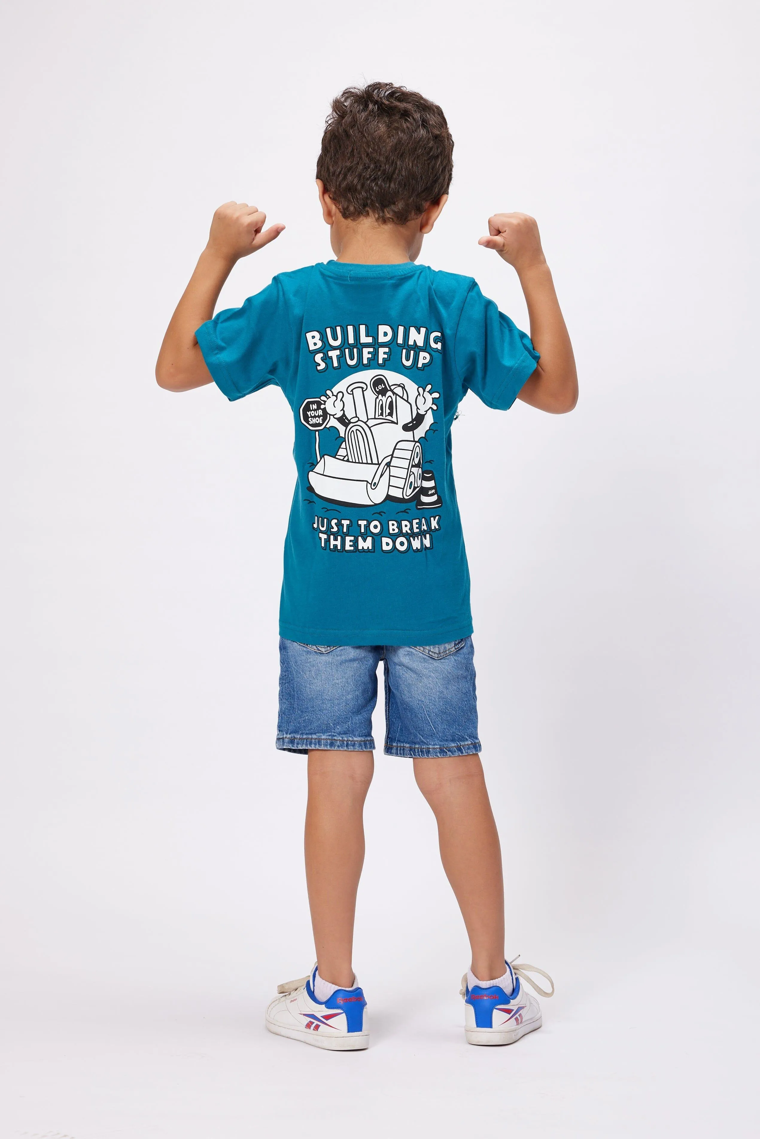 Build n Break Printed Kids Tee