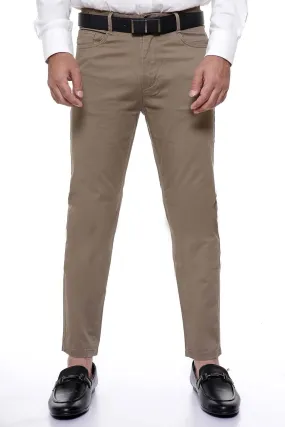 C PANT 5 POCKET SLIM FIT LIGHT BROWN