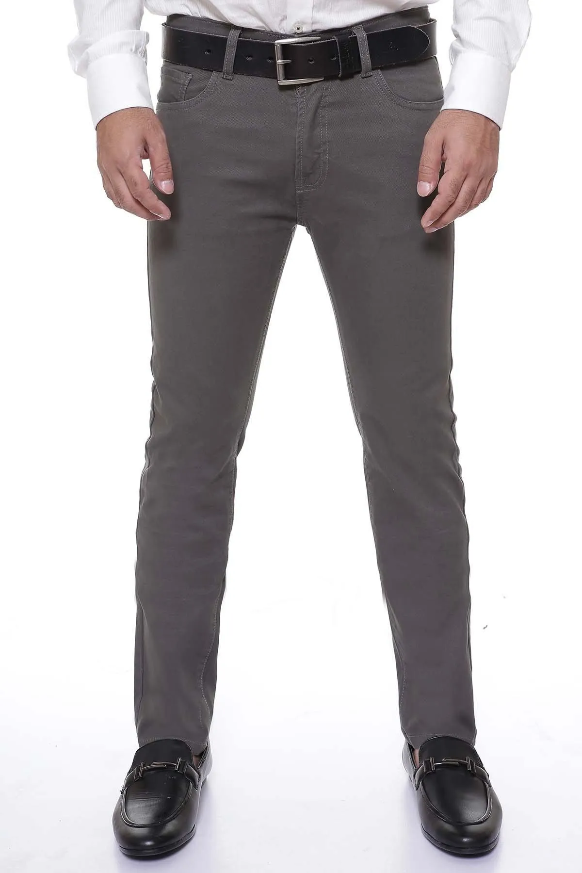 C PANT 5 POCKET SLIM FIT OLIVE