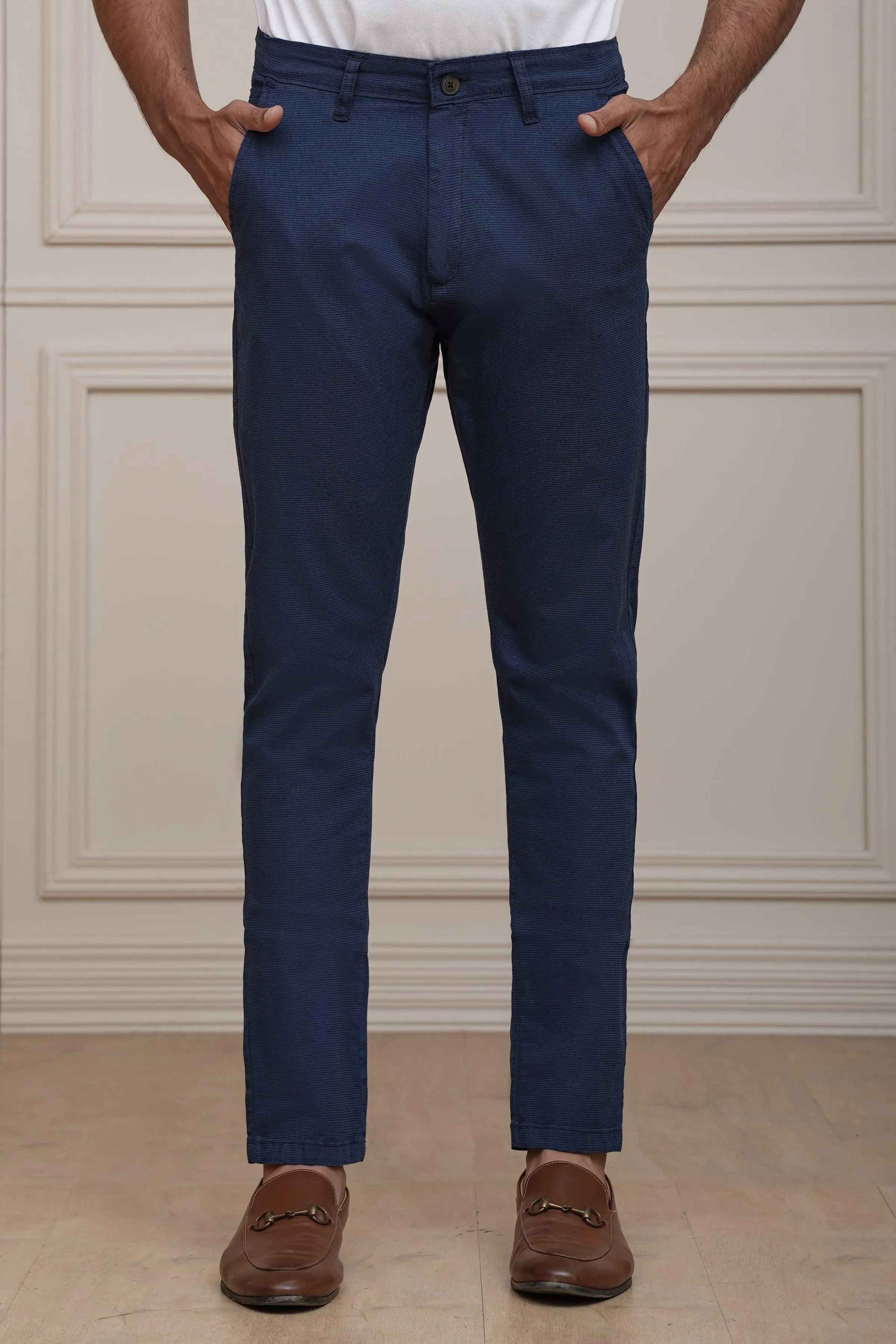 CASUAL PANT CROSS POCKET NAVY