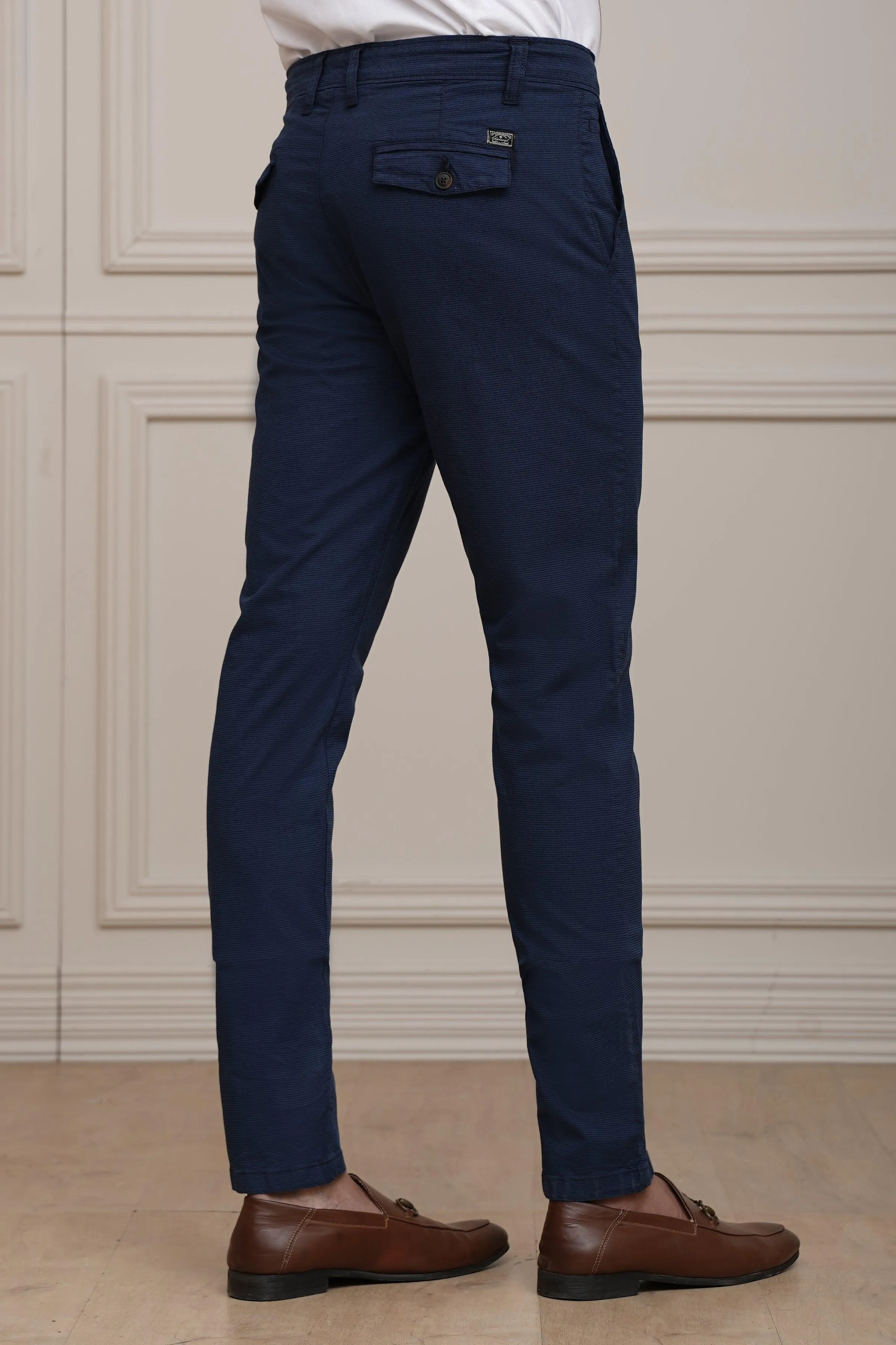 CASUAL PANT CROSS POCKET NAVY