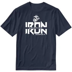 Combat Charged Iron Sharpens Iron Performance Tee