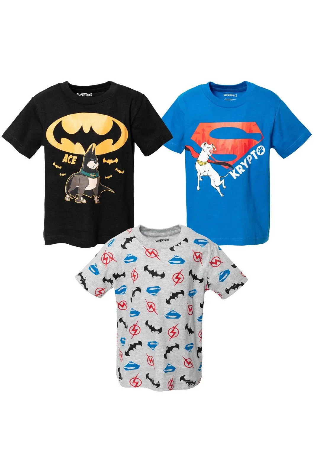 DC Comics 3 Pack Performance Graphic T-Shirts