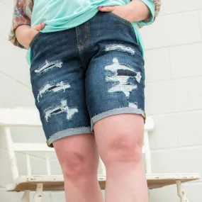 Emma Patched Bermuda Shorts