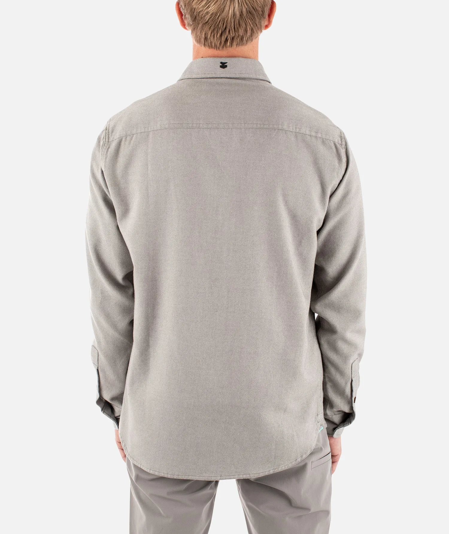 Essex Oyster Twill Shirt - Heather Grey