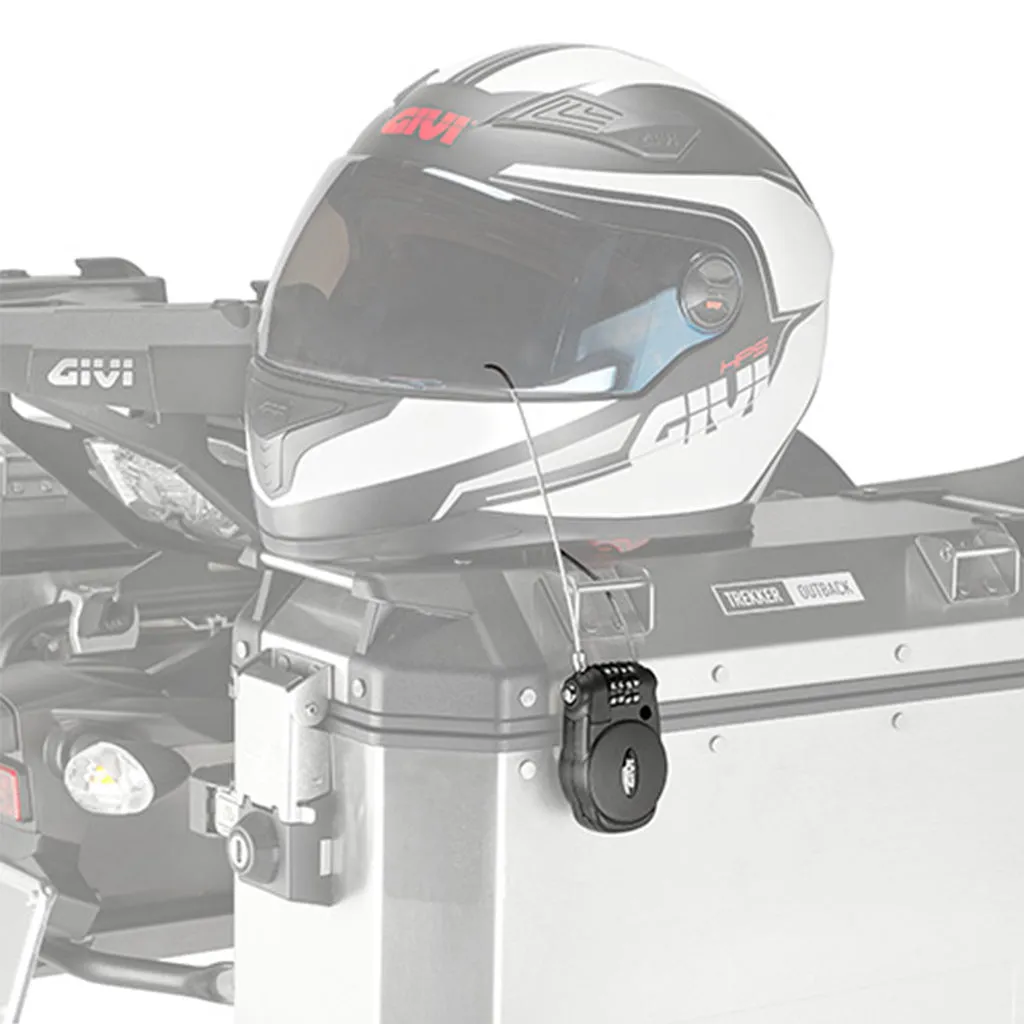 GIVI S220 PADLOCK WITH RETRACTABLE WIRE