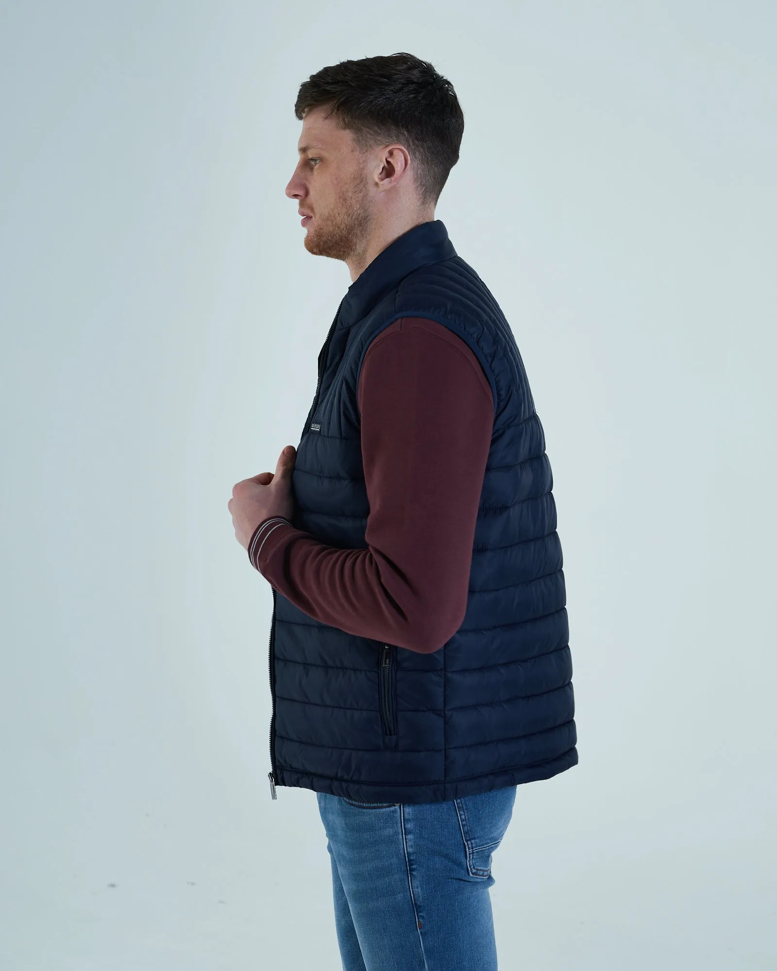 Larson Gilet Navy Blazer