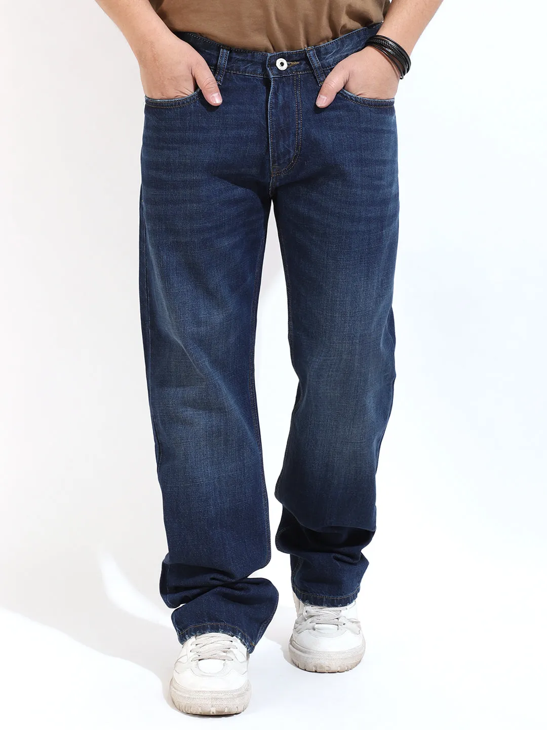 Medium Blue Slim Fit Denim Jeans