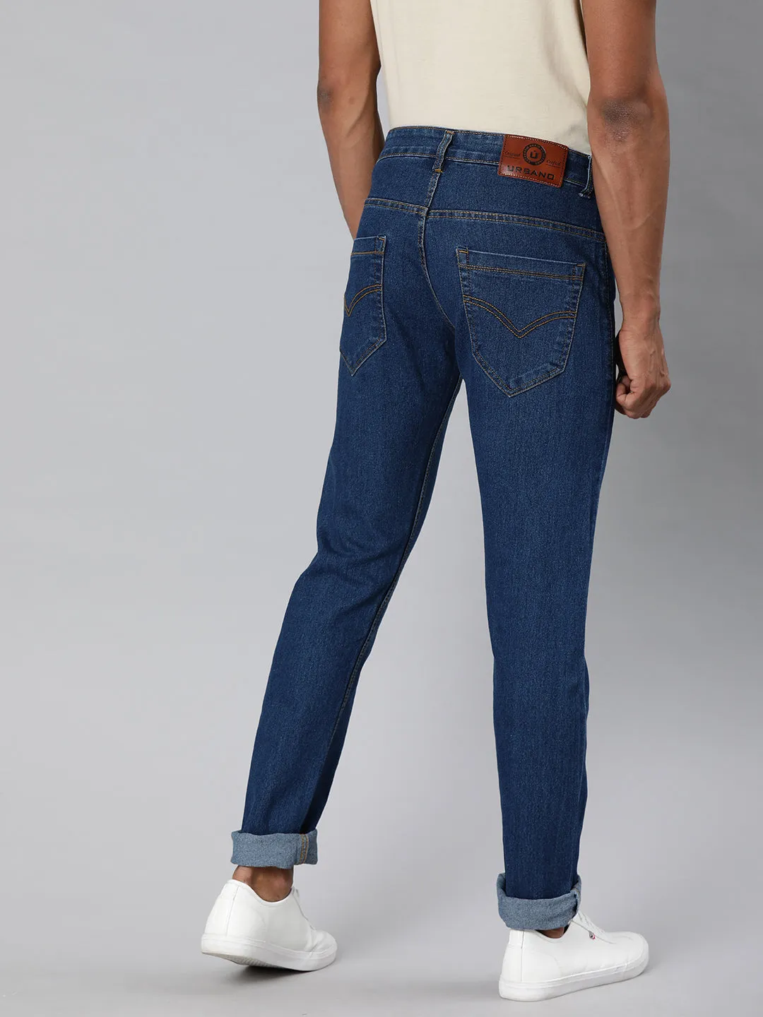 Men's Blue Slim Fit Stretchable Jeans