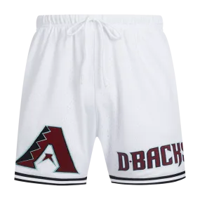 MLB ARIZONA DIAMONDBACKS CLASSIC MESH MEN'S SHORT (WHITE/BLACK/WHITE)