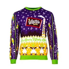 Official Willy Wonka & the Chocolate Factory Christmas Jumper / Ugly Sweater