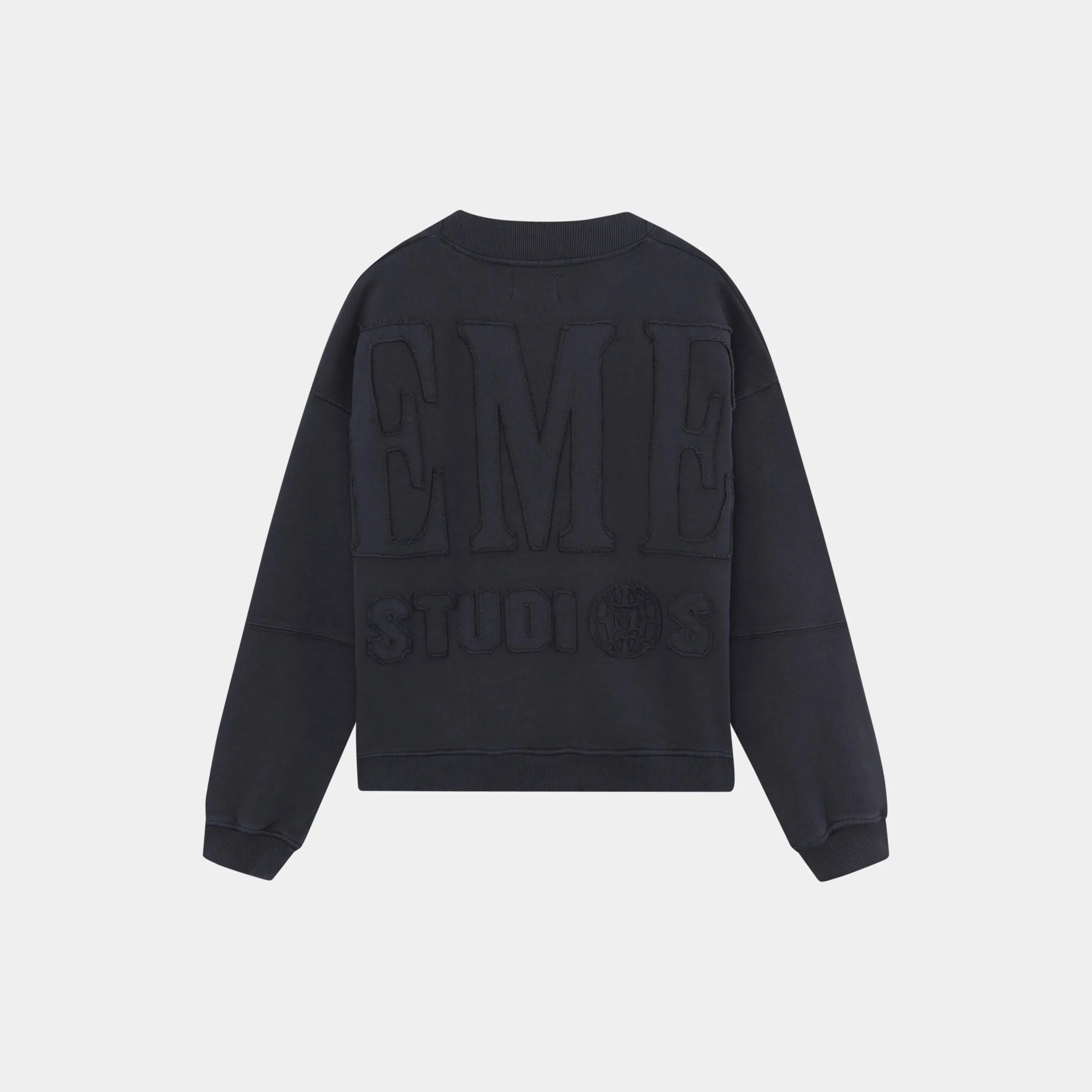 Puzzle Navy Oversized Crewneck