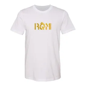 RQM Golden Signature Tee - White