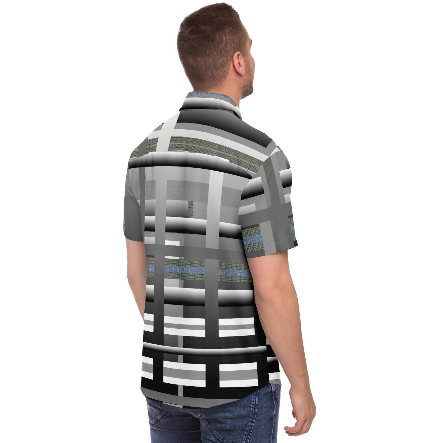 shirt with buttons squares