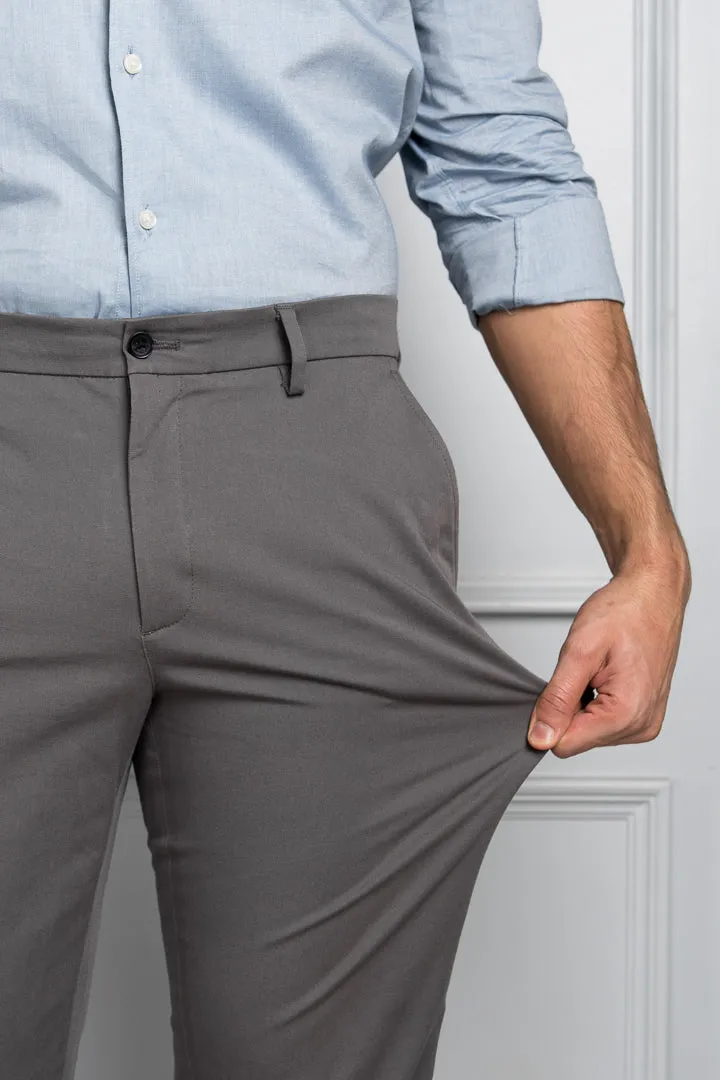 Spanish Grey Stretch Chinos